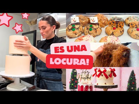 VLOGMAS 🎄 La Temporada Más Loca en la Pastelería + Compras + Decórando 🎁