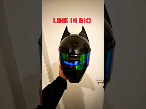 RGB eyes and ears for helmet in bio  #moto #shorts