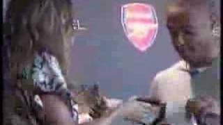Gisele Bundchen and Thierry Henry Playing Soccer