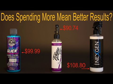 Chemical Guys Hydro Slick vs Torque Detail Ceramic vs Nexgen Ceramic Coating | Review