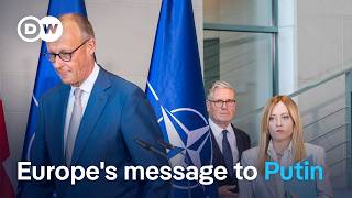 YouTube video thumbnail:  Europe Doubles Down on Ukraine Support Ahead of NATO Summit 