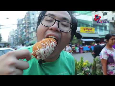 Let's Explore Burmese Street Foods, Sin Min Street Market, Yangon, Myanmar