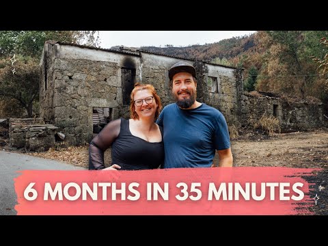 COUPLE RESTORES ABANDONED FARM IN PORTUGAL | 6 Month Timelapse