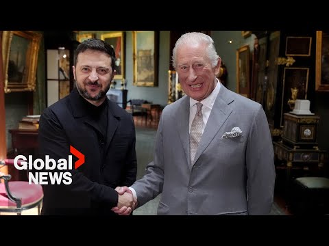 YouTube video thumbnail: Zelenskyy Shores up UK Support Ahead of Nato Summit