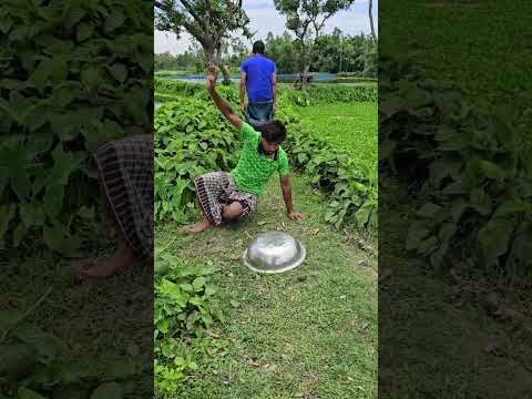 He was next to the pot.