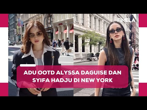 Adu Gaya Duo Calon Mantu Maia Estianty, Alyssa Daguise dan Syifa Hadju di New York