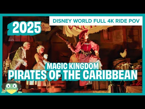 Pirates of the Caribbean Disney World 2025, Full Ride POV | Magic Kingdom