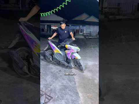 perbaikan rangka lipat lagi unit vario 125 old