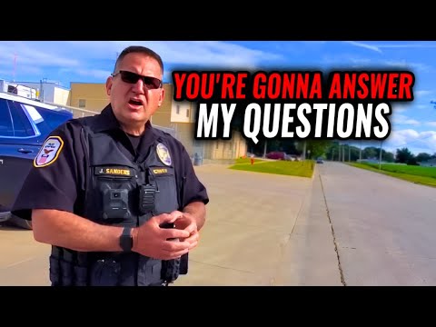 When Cops Demand Answers & Get Owned By Crazy Genious *ID REFUSAL* First Amendment Audit