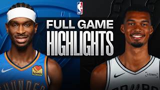 Game Recap: Thunder 116, Spurs 104