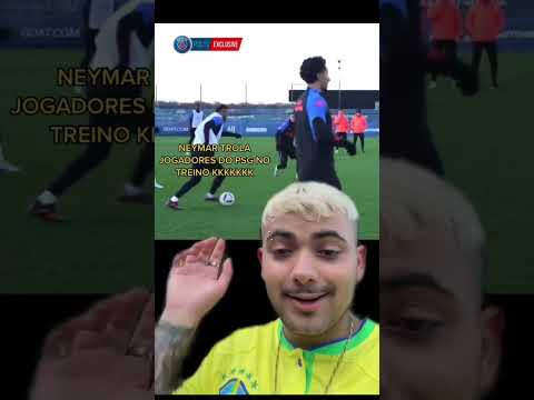 NEYMAR TROLA JOGADORES DO PSG NO TREINO KKKKKKKK #futebol #shorts