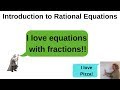 Understanding Rational Expressions and Equations