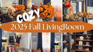 *NEW* Cozy 2025 FALL LIVINGROOM DECORATE WITH ME | RANT AND ALL THE THINGS FOR FALL | SHYVONNE