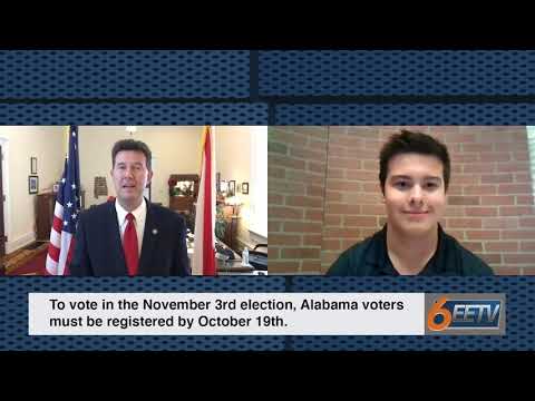 Alabama Secretary of State, John Merrill, Explains how to Register to Vote in Alabama.