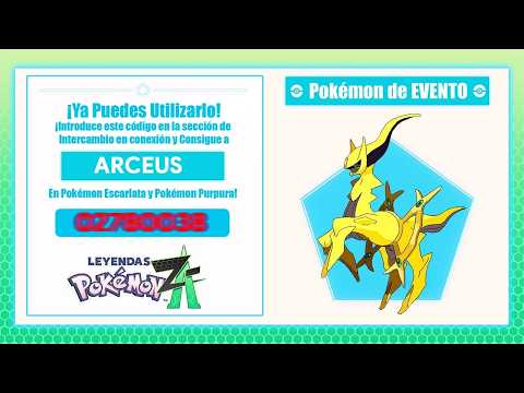 🎁 ¡RECLAMA YA a ARCEUS SHINY de EVENTO MICHINA GRATIS en Pokémon Escarlata y Púrpura!