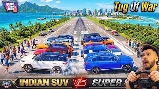 GTA 5 INDIAN SUV🔥VS SUPER SUV🚀TUG OF WAR CHALLENGE |GTA 5 ABHISHEKKZ GAMING