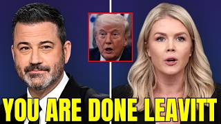 Karoline Leavitt SEETHING After Jimmy Kimmel DESTROYS Donald Trump s Truths On LIVE TV!