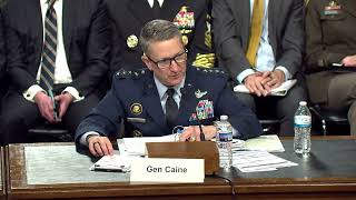 Sen. Dan Sullivan (R-Alaska) at an Armed Services Committee hearing - April 30, 2026