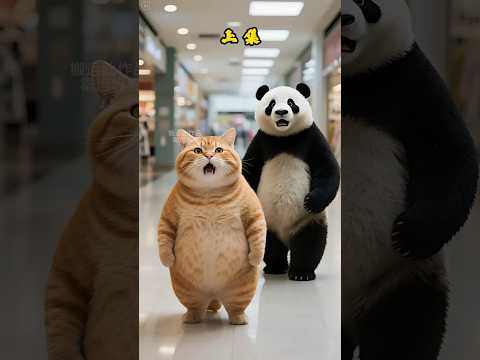 "ব্যাংক বাবুর ডান্সে পেপসির ম্যাজিক! 🐸🐱🐼 | Funny Cat Panda Story" #catstory #bengalishorts
