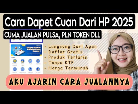 CARA DAPET KOMISI DARI JUALAN PULSA❗MODAL KECIL PRODUK TERLARIS