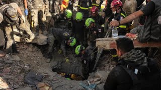 YouTube video thumbnail: Race Against the Clock in Venezuela to Find Survivors of Twin Quakes