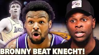 Bronny James MADE The Lakers Team Over Dalton Knecht!