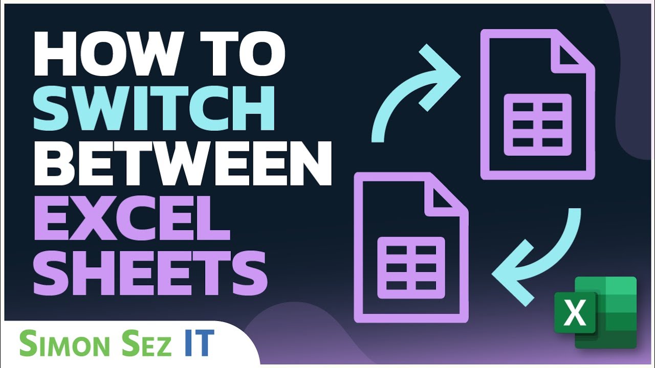 How to Switch Between Excel Sheets