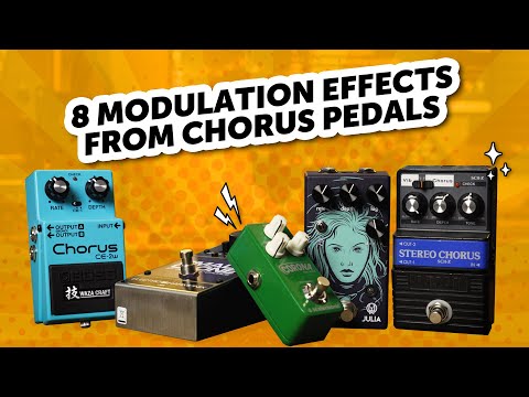 How to get 8 Modulation Effects from Chorus Pedals - Workshop (no talking)