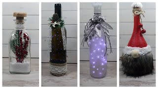 DIY DECORACIÓN NAVIDEÑA CON BOTELLAS ¡Recicla y decora!