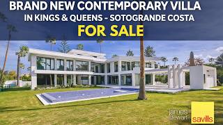 Brand New Villa in Sotogrande Costa | Kings & Queens | 942m² Contemporary Villa, Lift & Solar Panels
