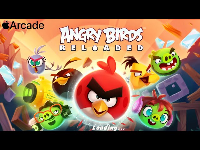 Angry Birds Reloaded - Apple Arcade - First Impression Gameplay (ios)