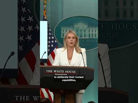 Karoline Leavitt says world is 'safer place' because of Trump after Iran attacks