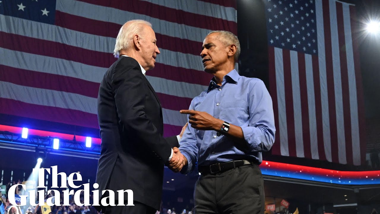 Obama joins Biden on campaign trail in hopes of averting Midterm defeat