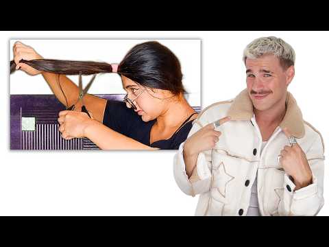 They Attempted My Sabrina Carpenter Haircut Tutorial... - Hairdresser Reacts