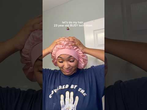 AYEEEE, WE LISTEN AND WE DON’T JUDGE😭😅 a little hair vlog as a 23 year old BUSY twin mom #twinmom
