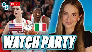 USA vs. Italy🔥(WNBA WATCH PARTY!)
