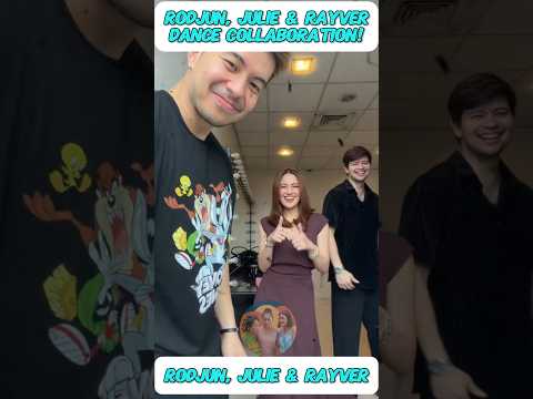OMG! RODJUN CRUZ, MS. JULIE ANNE SAN JOSE AND RAYVER CRUZ DANCE COLLABORATION!❤️ #shorts