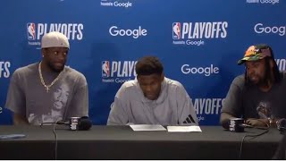 Antman Has a Strange Reaction After Looking at Rudy Gobert's StatLine Sheet During his Interview!