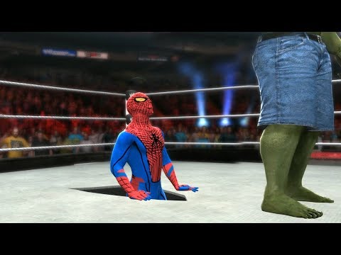 SPIDER-MAN VS HULK (Ultimate Hulk) - Hell In A Cell Match
