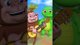 Uma Canção Mágica Para Sorrir e Dançar! 🐵🎸 Venha Cantar Comigo! #cançãoinfantil #músicainfantil