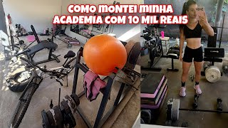TOUR PELA MINHA ACADEMIA EM CASA+QUANTO GASTEI E ONDE COMPREI OS EQUIPAMENTOS