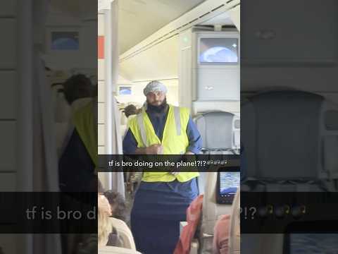 Muslim LOSES IT on Airplane✈️ #shorts