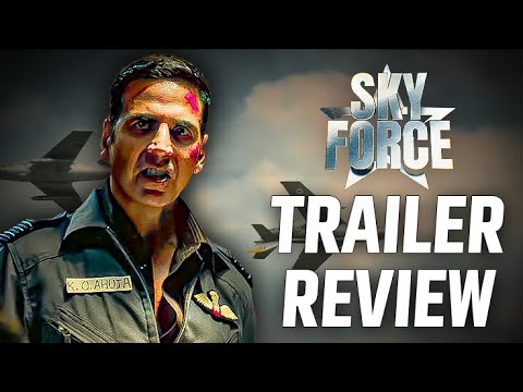 Patriotic Star Akshay Kumar is Back with Ariel Fight! 😱 • Sky Force Trailer Review | Super India