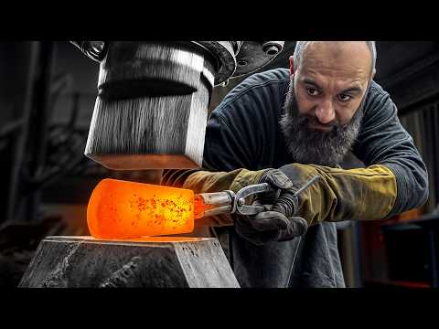 Crafting a Razor-Sharp Damascus Knife: From Steel Plates to Perfection