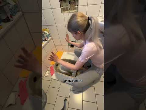 Falls jemand Tipps hat wie man die festschraubt - immer her damit #renovieren #umzug #badezimmer