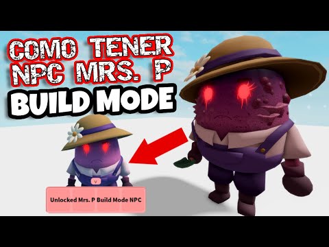 COMO TENER el NPC NUEVA SKIN (Mrs. P) en BUILD MODE 😱 PIGGY ROBLOX #roblox #piggy #update