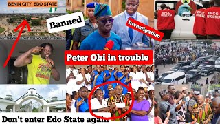 Peter Obi BANNED from EDO STATE, Verydarkman reacts to Governor Monday Okpebholo speech