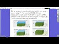 Calculating Volume of Fish Tank