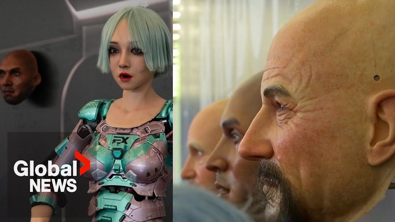 China Robot Conference: Hyper-realistic androids show off emotional range in Beijing
