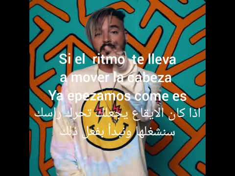 الترجمة الصحيحة مع الكلماتj balvin feat Willy willyam-mi gente